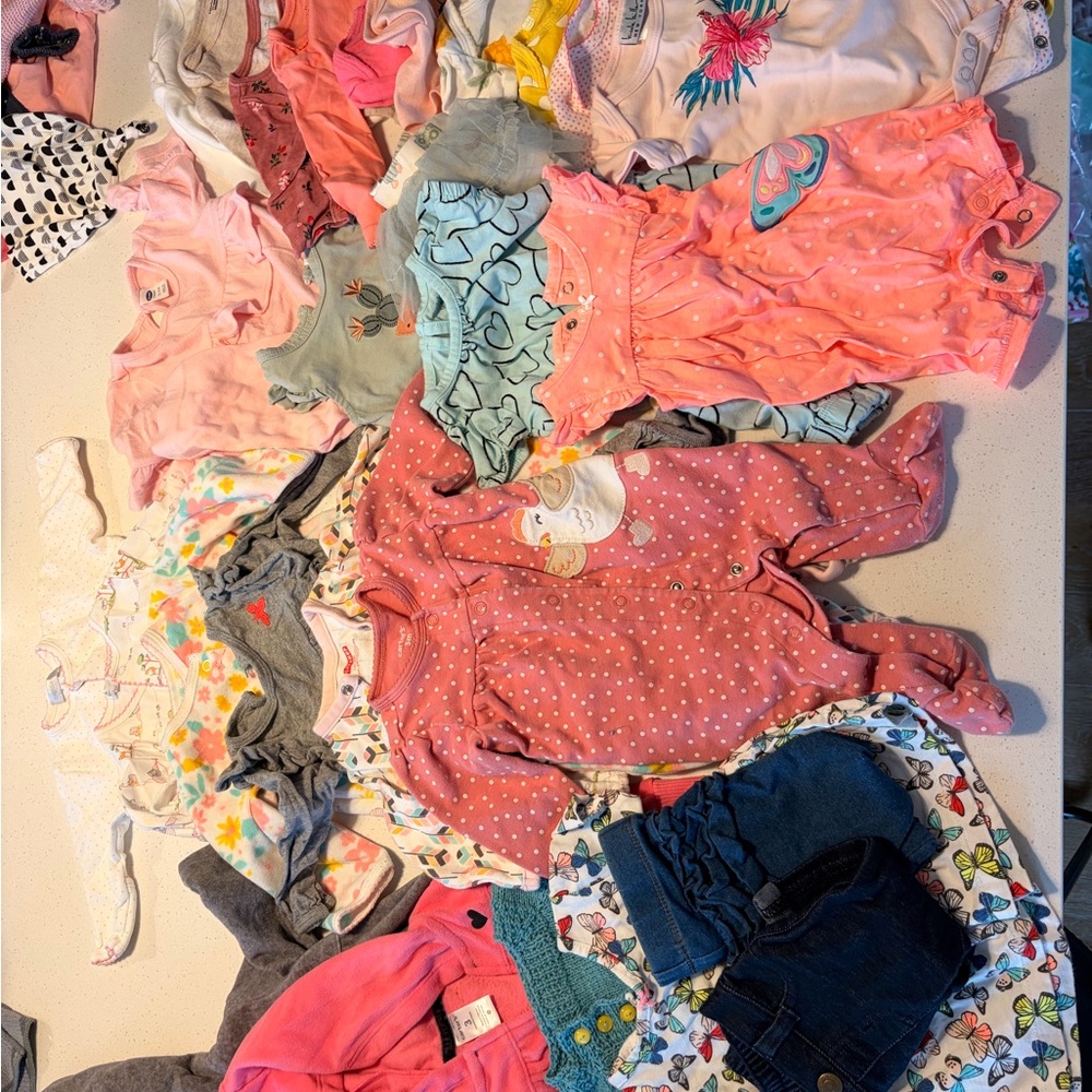 Mixed Baby Girl Clothing Lot - Pink Multi